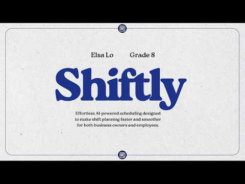 Demo Day pitch: Shiftly